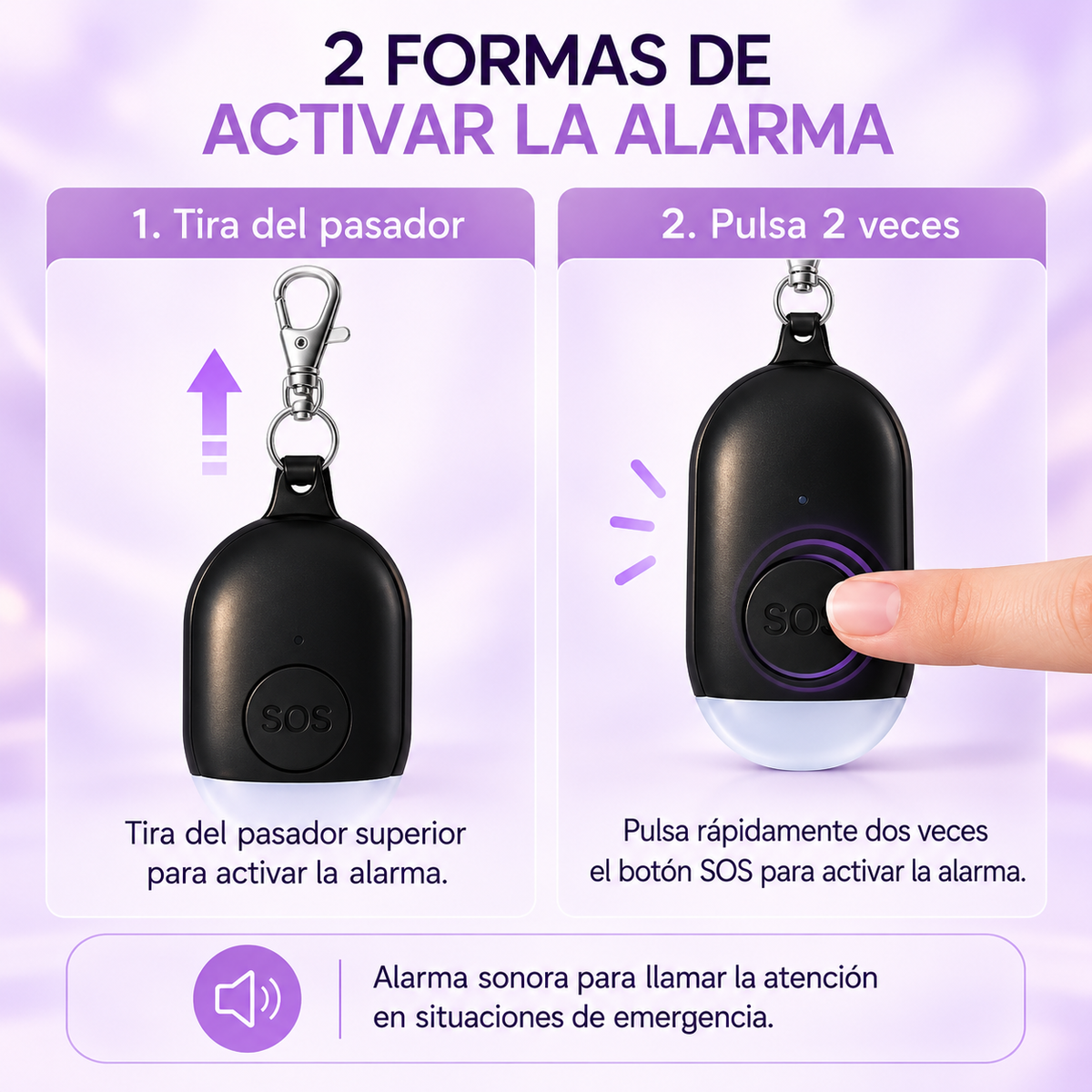 Alarma Personal Aura Safe