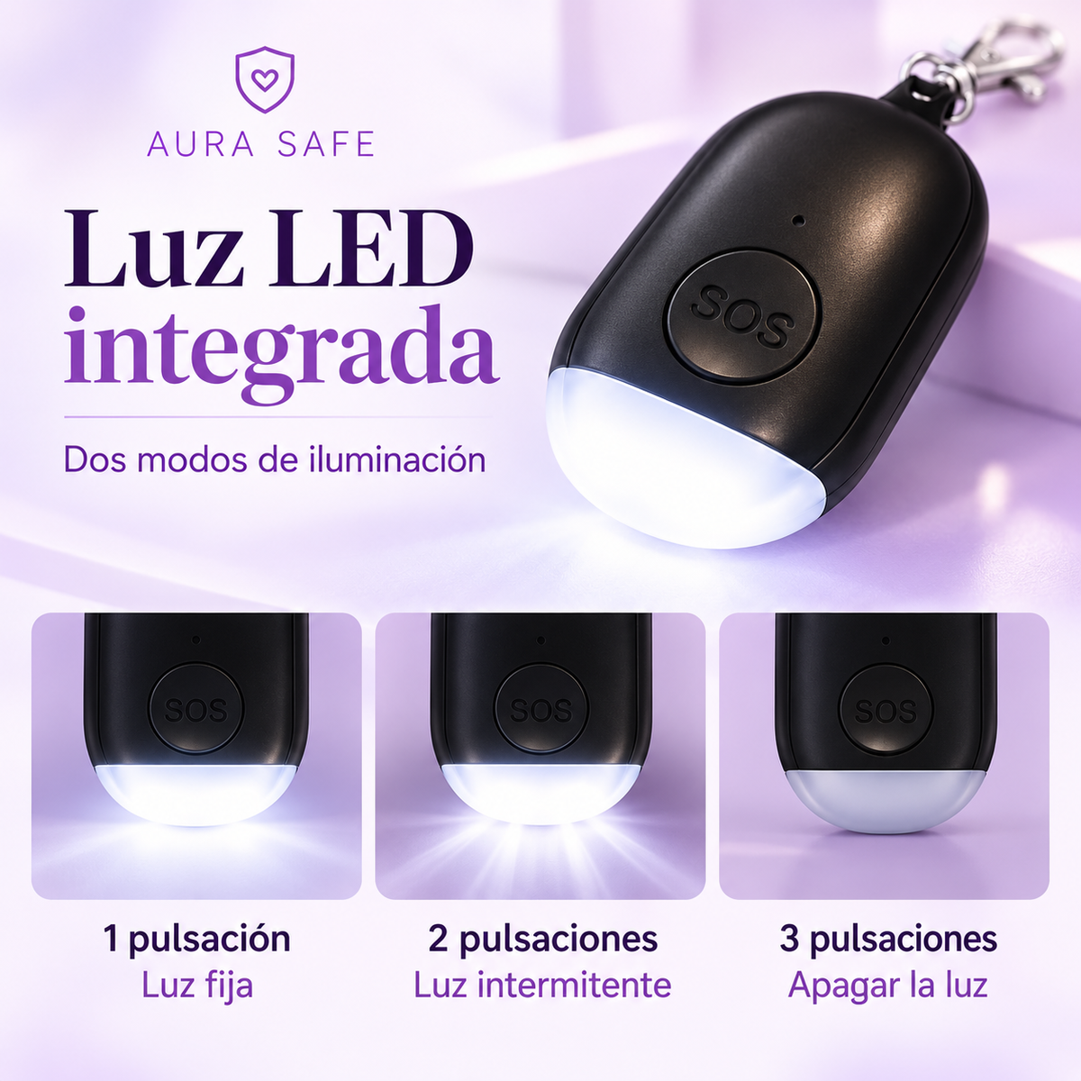 Alarma Personal Aura Safe
