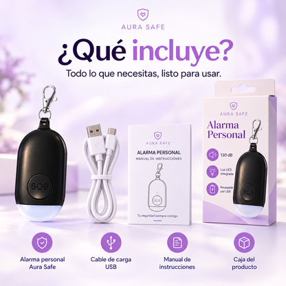 Alarma Personal Aura Safe